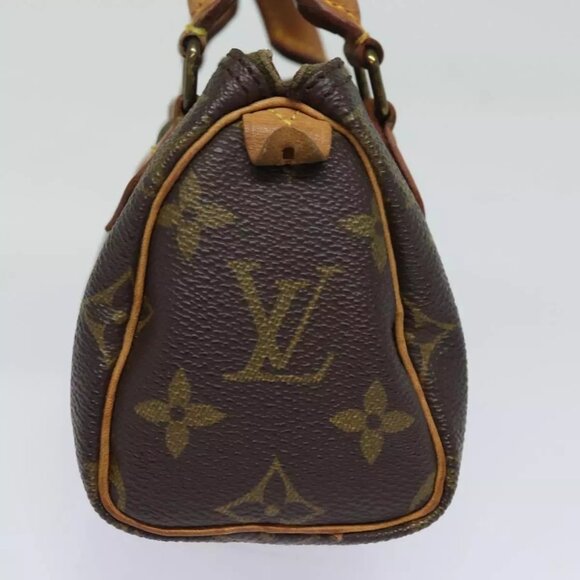 LOUIS VUITTON Monogram Mini Speedy Hand Bag M41534 LV Auth 83523 - Picture 5 of 16